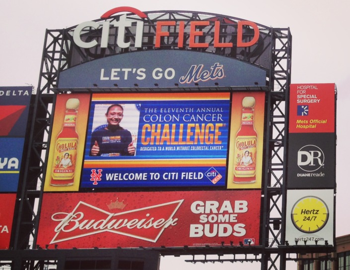 Colon Cancer Challenge Jumbotron graphics Colon Cancer Challenge Jumbotron graphics
