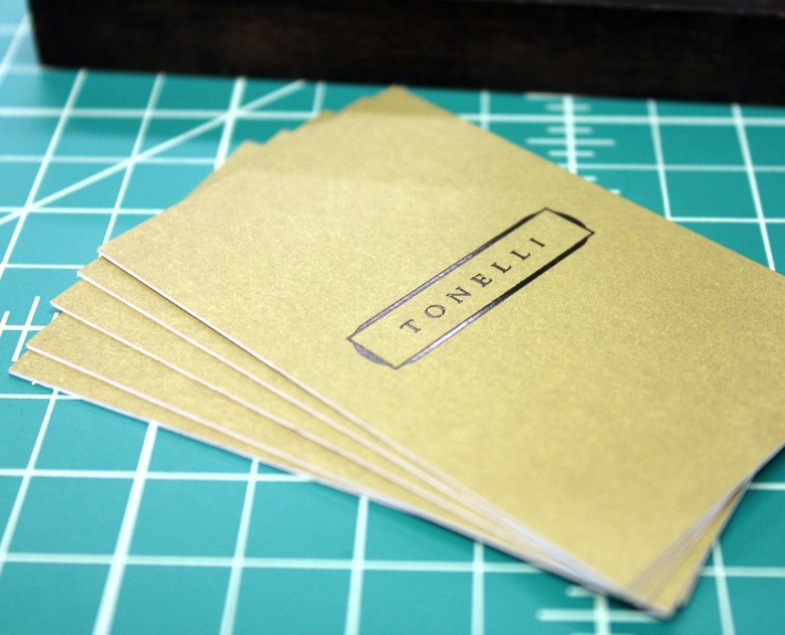 Tonelli Business Card and Notecard