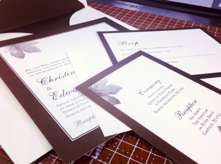 Christina and Edward Christina and Edward Wedding Invitations
