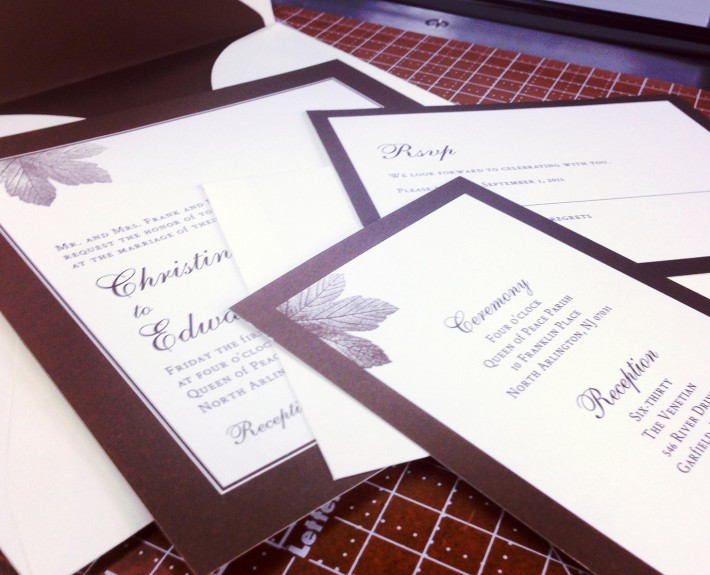 Christina and Edward Wedding Invitations