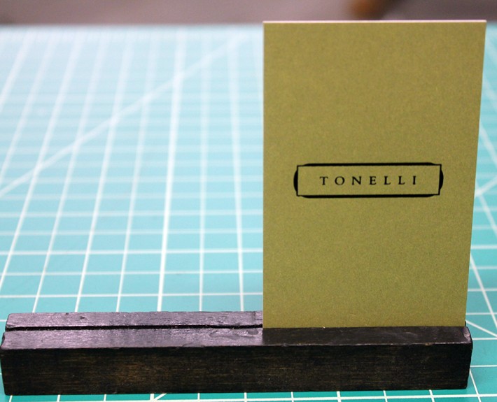 Tonelli Business Card and Notecard