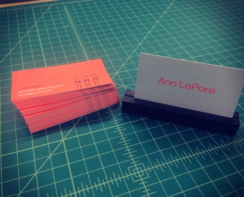 Ann LePore: 26pt Ultra Thick Business Cards