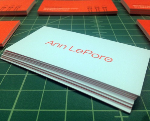 Ann LePore: 26pt Ultra Thick Business Cards