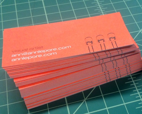 Ann LePore: 26pt Ultra Thick Business Cards