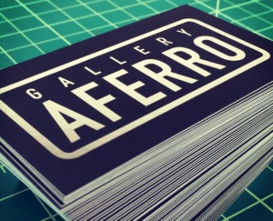 Gallery Aferro Ultra-Thick Silver Foil Business Cards