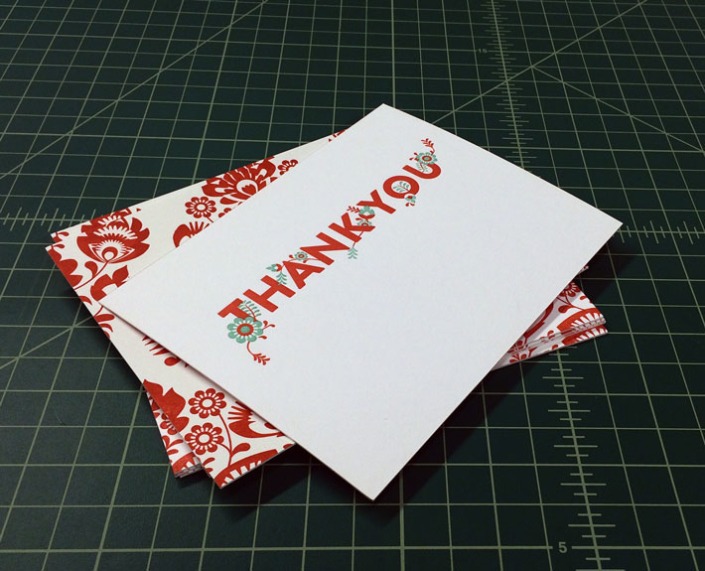 Remco Press Letterpressed Thank You Notecards Remco Press Letterpressed Thank You Notecards
