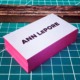 Ann LePore: Hot Pink Edge Painted Business Card