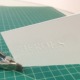 Heroes: Blind Embossed Business Cards