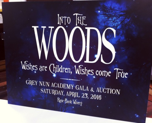 Into the Woods: Gala Invitations and Journal